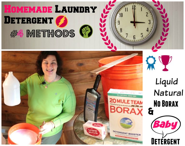DIY 4 Homemade Laundry Detergents 4 Methods