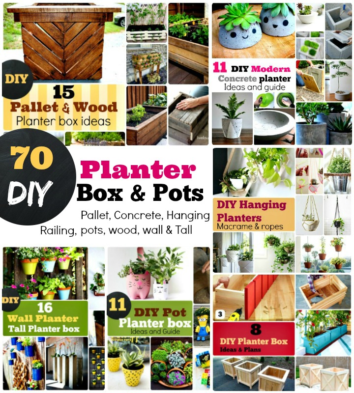 DIY planter box plans and ideas