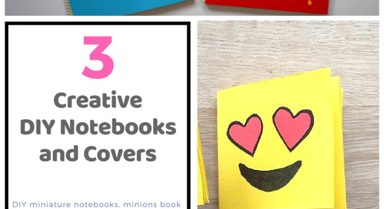 3 Diy Back To School Supplies Diy Notebooks And Creative Book Covers