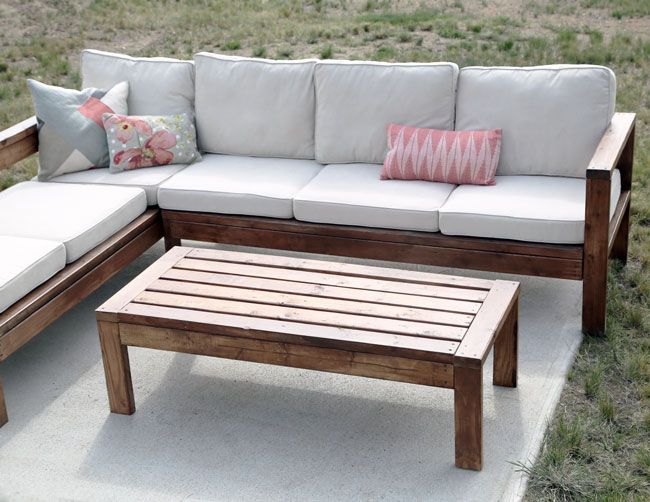 Easy DIY Outdoor Furniture