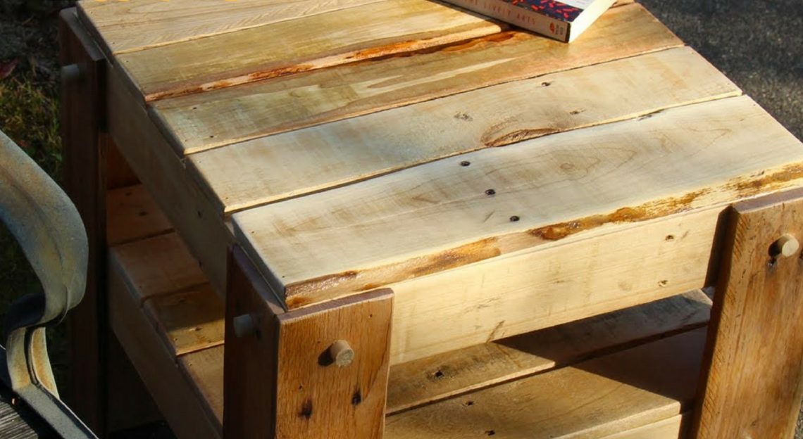 6 DIY Bedside Table Furniture How to Turn Pallets into Tables