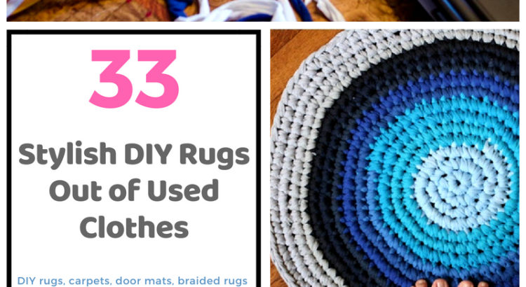 33 Modish Diy Rugs Rugs Carpet Mats Out Of Old Clothes T Shirts