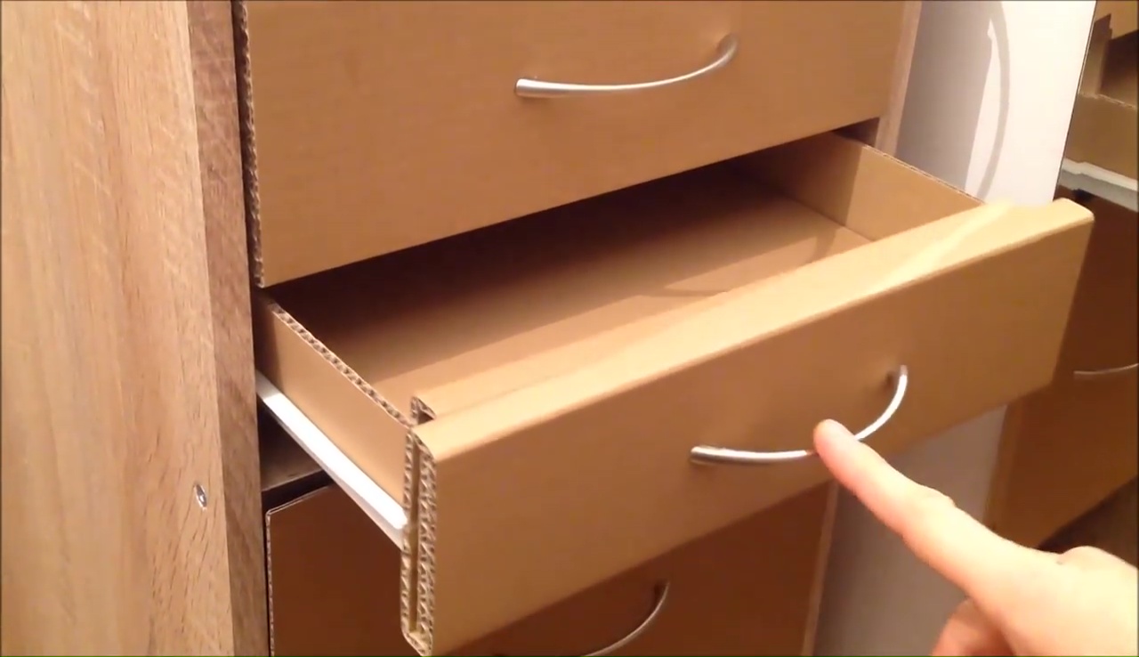 20 Steps Diy Cardboard Drawer Turn Cardboard Into Storage Furniture