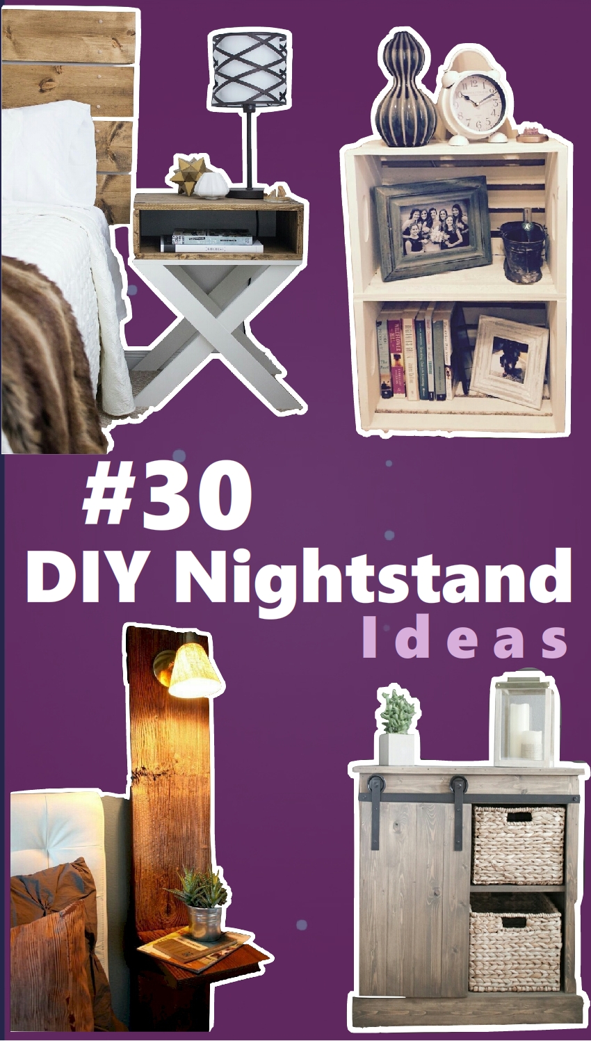 30 DIY Nightstand Ideas DIY Step by Step Pictures and Plans
