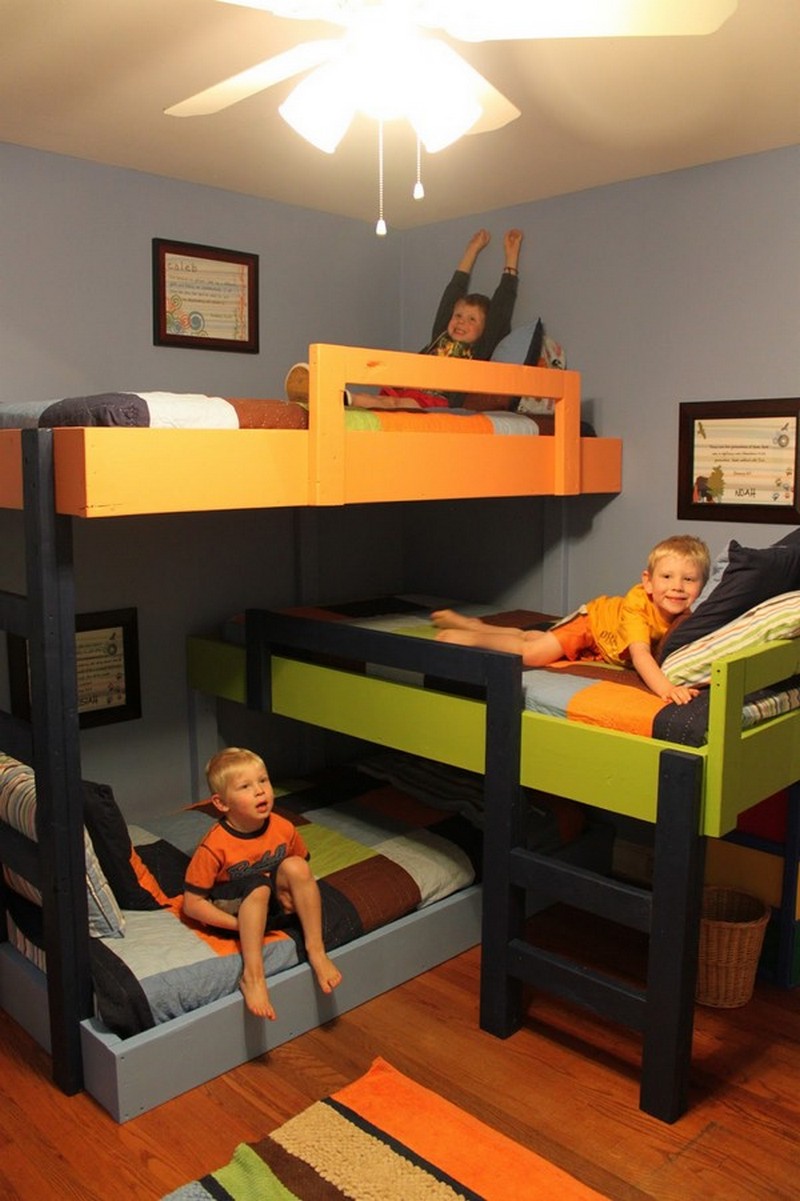 #39 Cozy DIY Bunk Beds & Loft Bed Build Plans: Kids & Teen Room Ideas