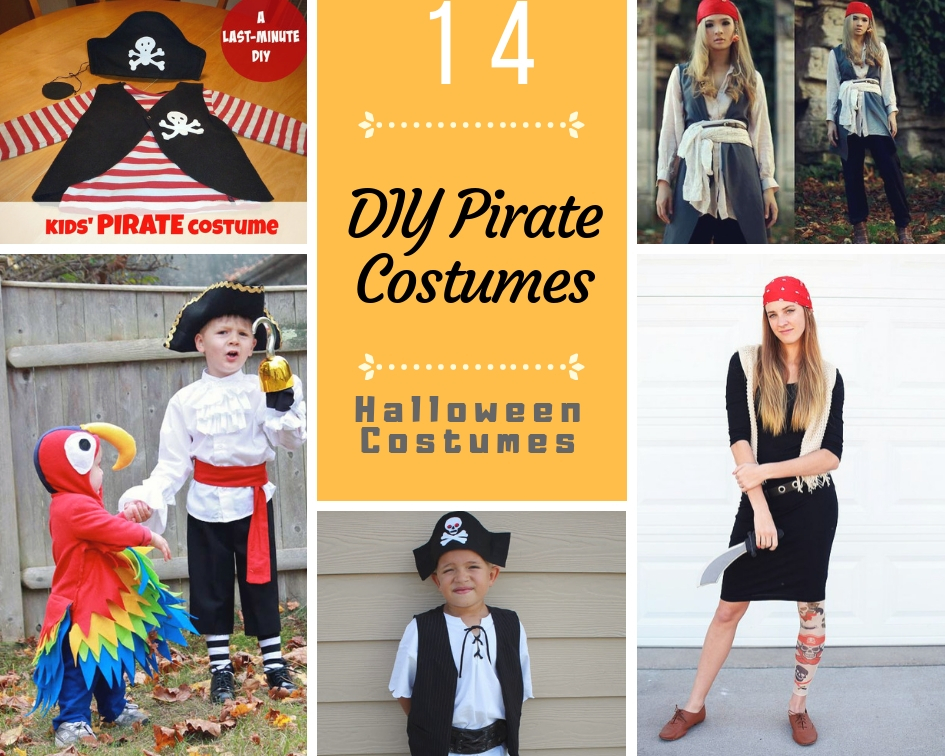 95 Diy Costumes 2019 Surprisingly Cute Scary Creepy - Homemade Diy Pirate Costume Girl