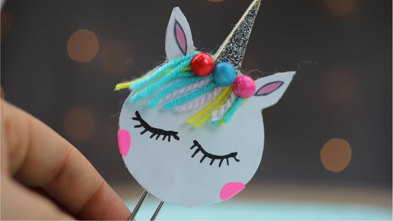 #25 DIY Colorful Unicorn Craft Ideas: School Supplies, Cute Decors and Toys