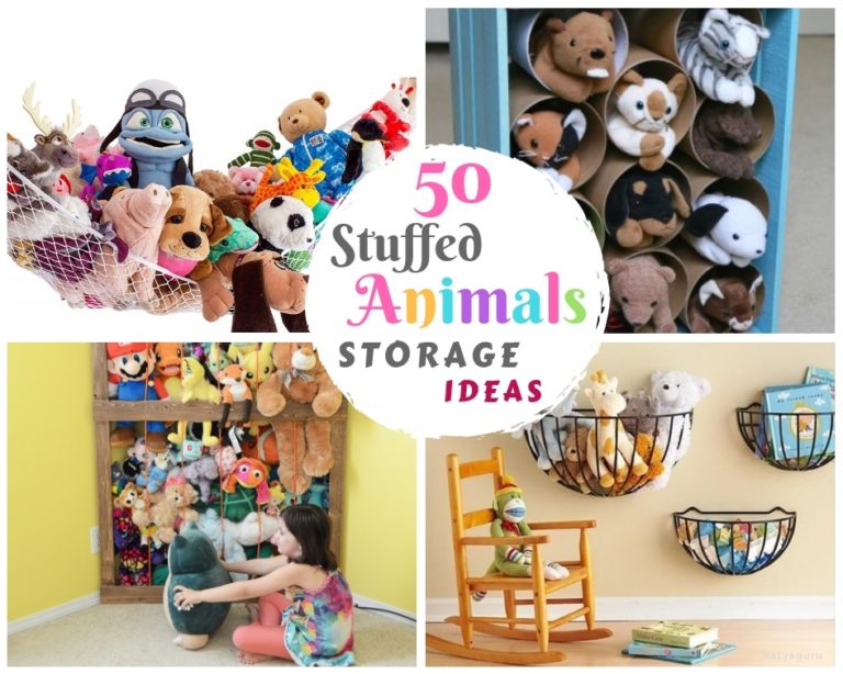 #50 DIY Stuffed Animal Toy Storage Ideas: Kids love to keep Organized